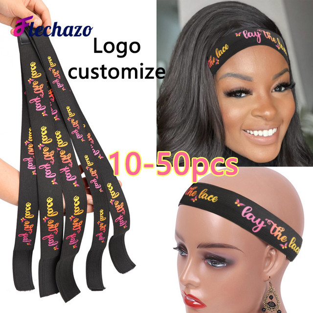 Elastic Band For Wig Private Logo Lace Melting Band Edges Laying Bands Soft Wig  Bands For Lace Front Wig Melt Band 10-50Pcs - AliExpress